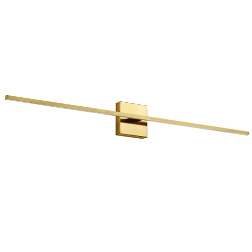 Gold Bathroom Light Fixtures Over Mirror (Gold / 39Inch)