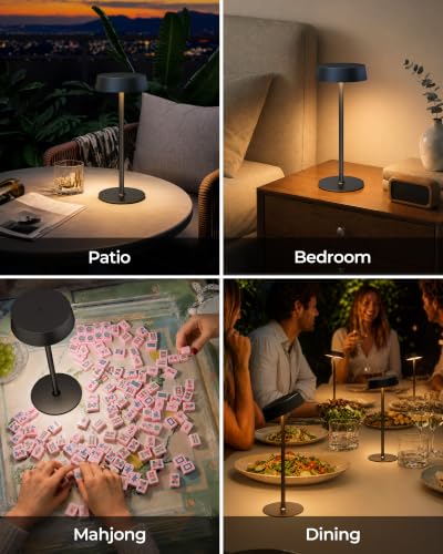 Rechargeable Table Lamp (Black)