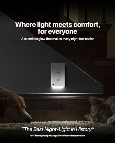 2 Pack GuideLight [for Duplex Outlets] (Duplex / Black)