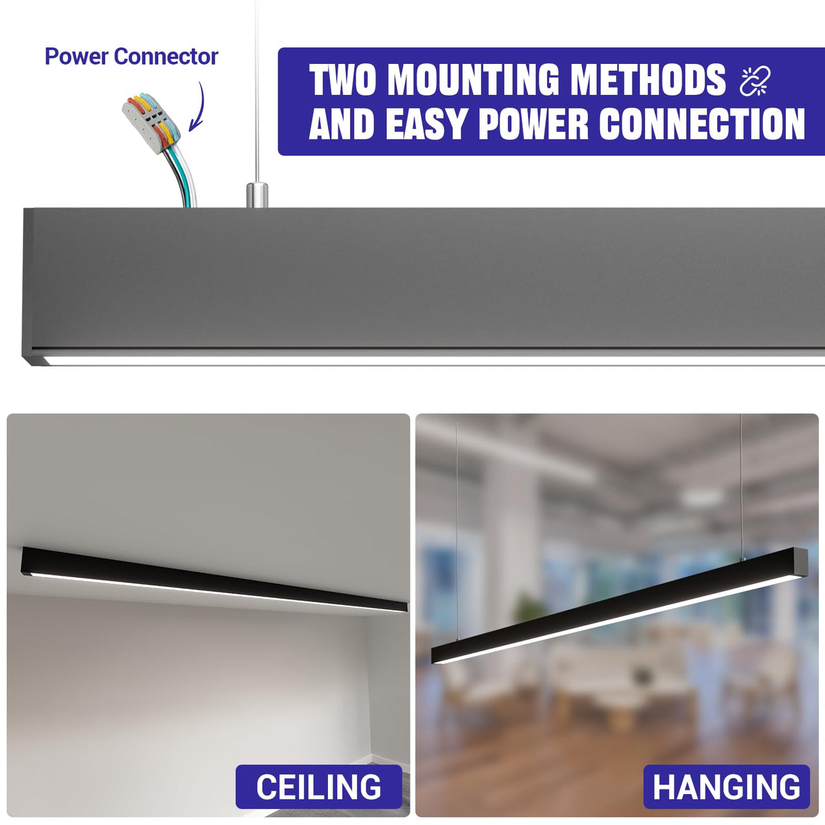 8FT LED Linear Light (8FT(2 Pack)-New)