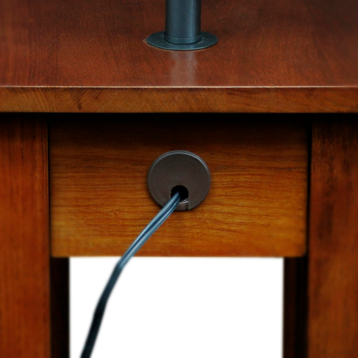Mission End Table (Medium Oak / Blackened)