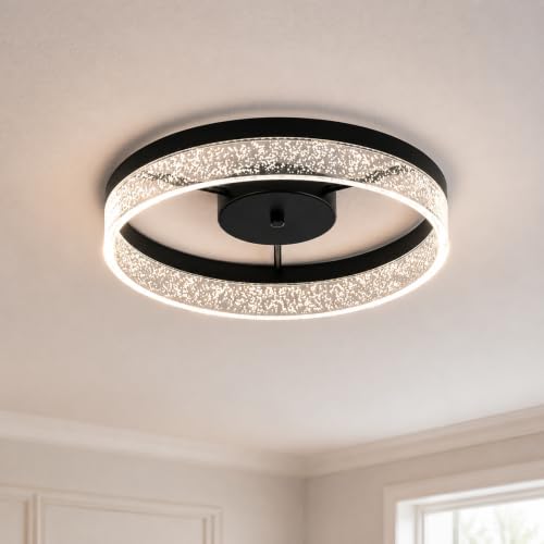 Ceiling Light Fixture (19in Black)