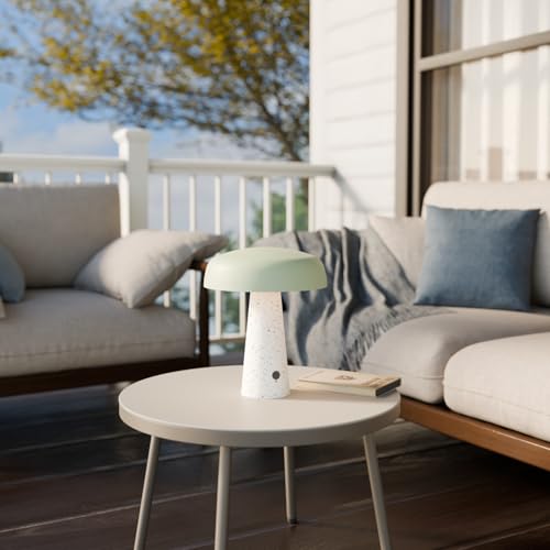 Novogratz x Globe 10" LED Rechargeable Table Lamp