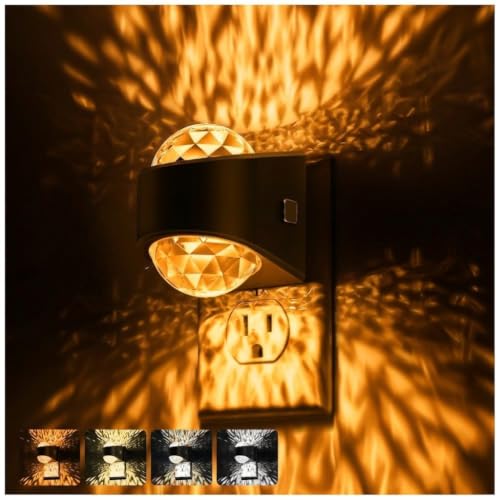 Night Light Plug into Wall (Black)
