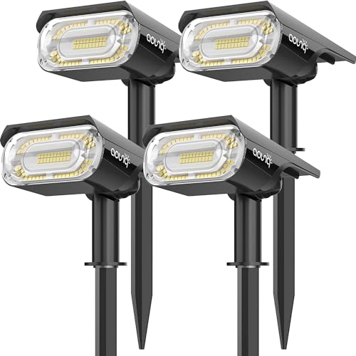 64 LEDs Solar Spot Lights Outdoor Landscape Lighting