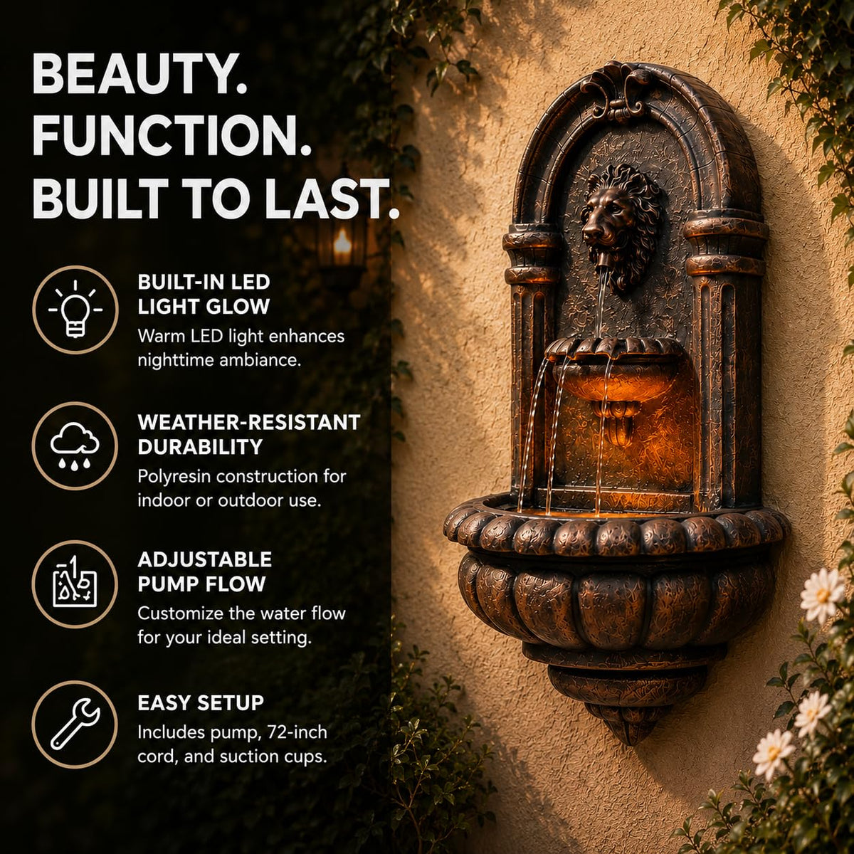 32.1 in. Wall (Antique Bronze)