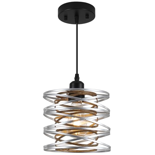 Pendant Lights Kitchen Island (Silver-1pack)