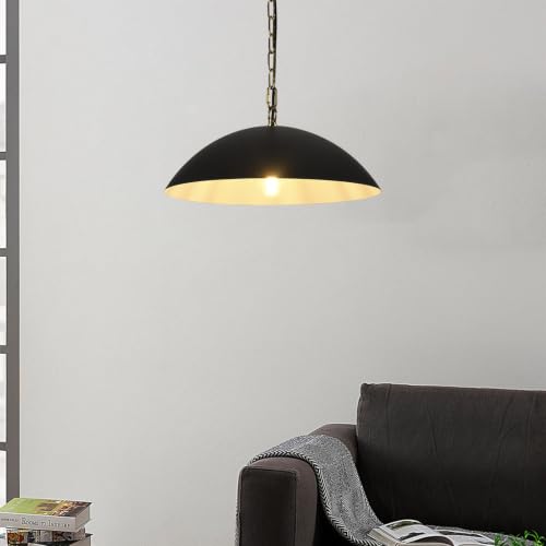 16" Pendant Lights Kitchen Island (Black / 16"-2 Pack)