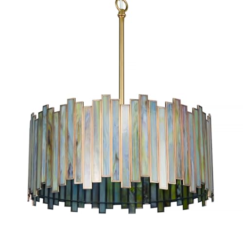 Lighting Gold Drum Chandelier 4