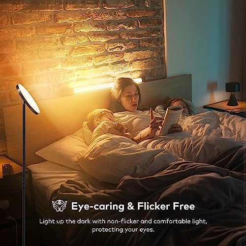 Torchiere Floor Lamp (Black)
