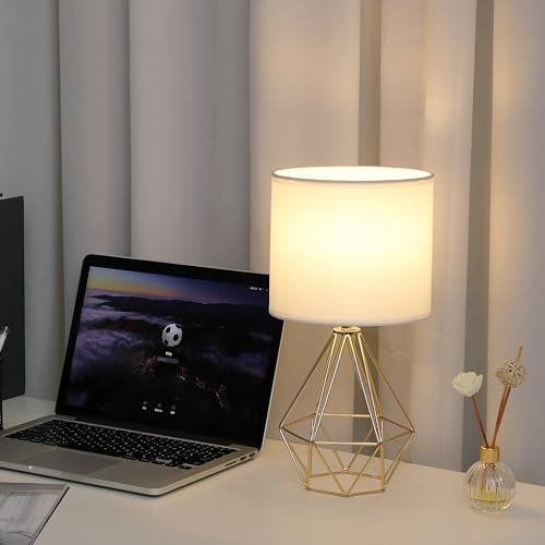 Small Gold Table Lamp Set of 2 (Gold 2 pack)