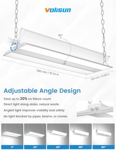 3FT High Bay LED Shop Lights 4Pack