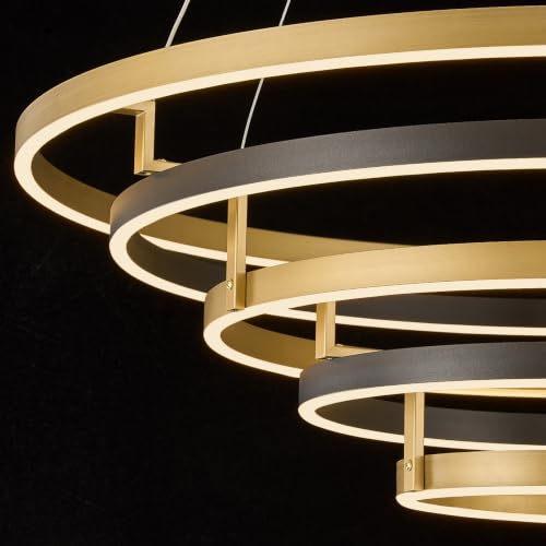 Ring LED Chandelier Modern Chandeliers Dimmable