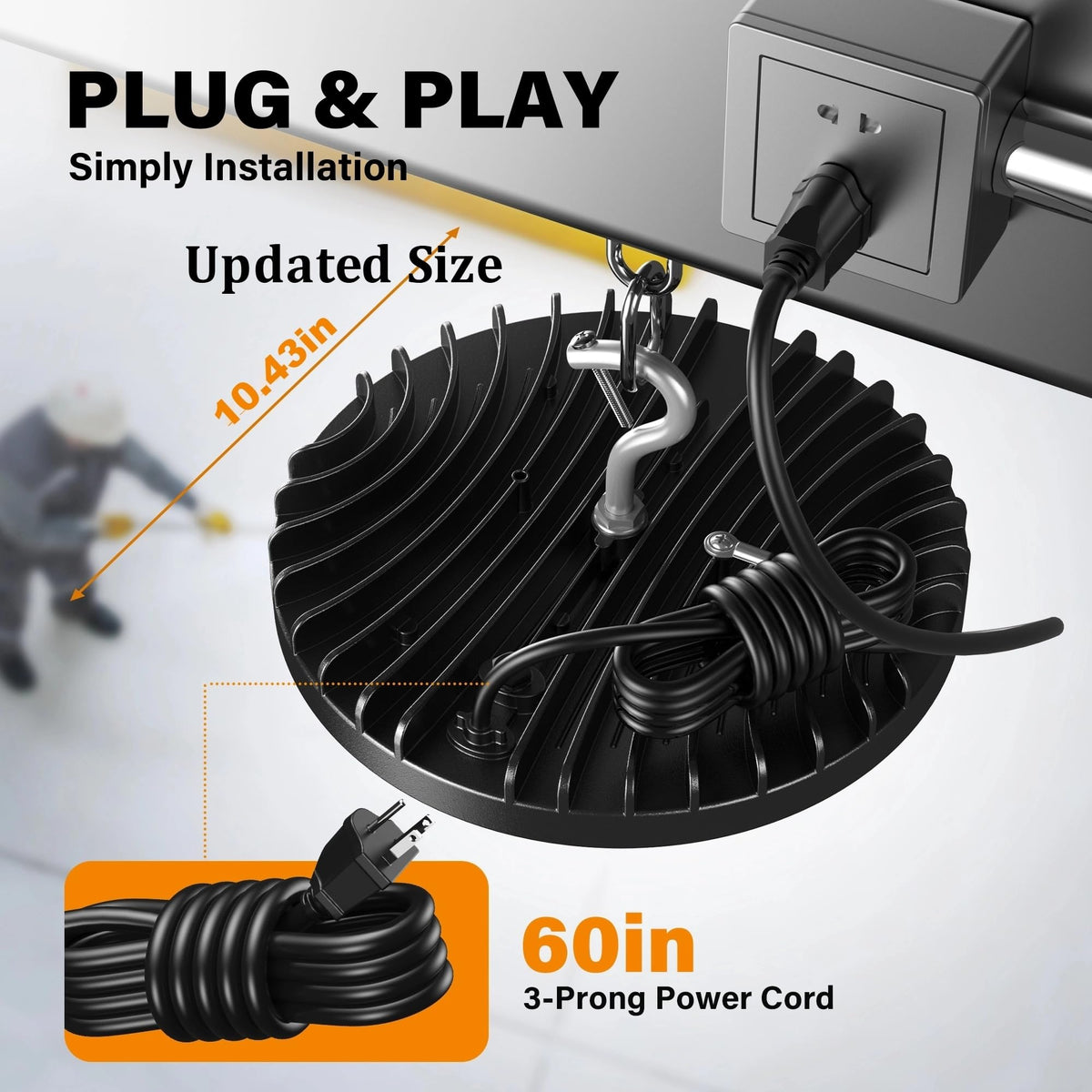 200W UFO High Bay Led Shop Lights (200W)