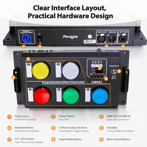 5 Button DMX Scene Recorder & Cue Controller