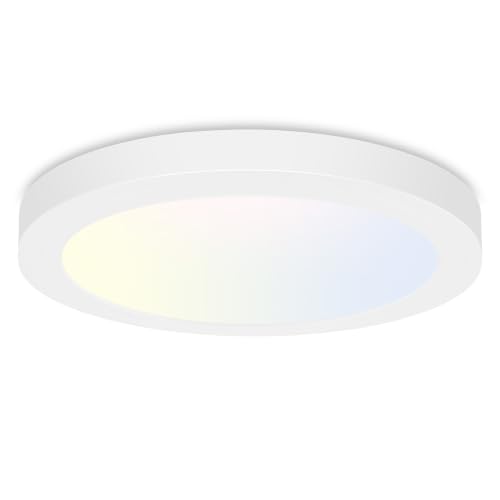 7 Inch Selectable CCT LED Round Flat Panel Light (White / 7 inch)