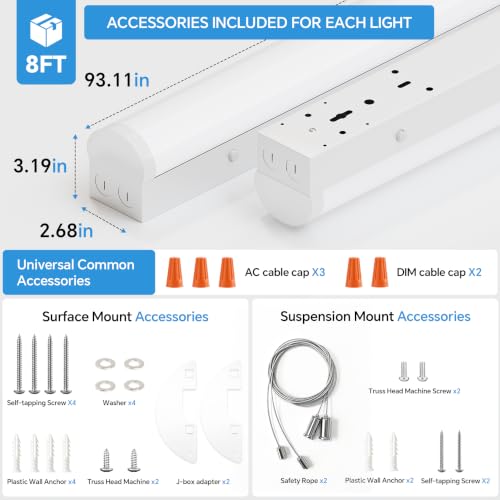8FT LED Linear Light