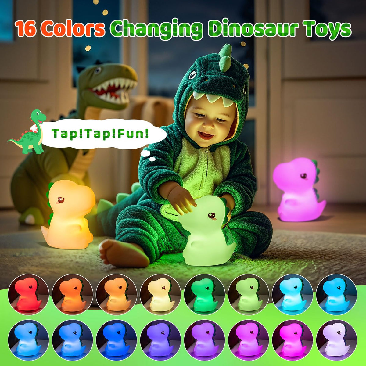 Dinosaur Toys for Kids 3 (Green)