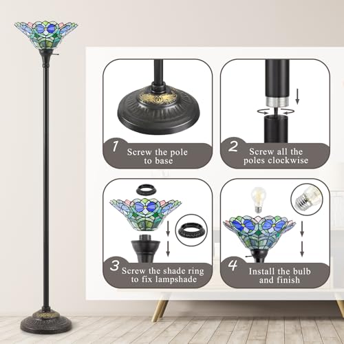 Torchiere Floor Lamps for Living Room