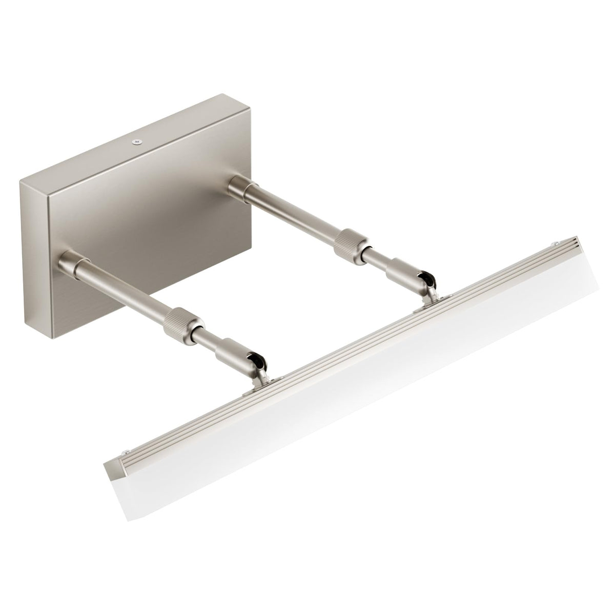 Brushed Nickel Vanity Light 16 inch Modern Wall Sconces Adjustable LED Bathroom Light Fixtures Over Mirror Rotatable Vanity Lighting 5500K (Brushed Nickel / 15.7 in)