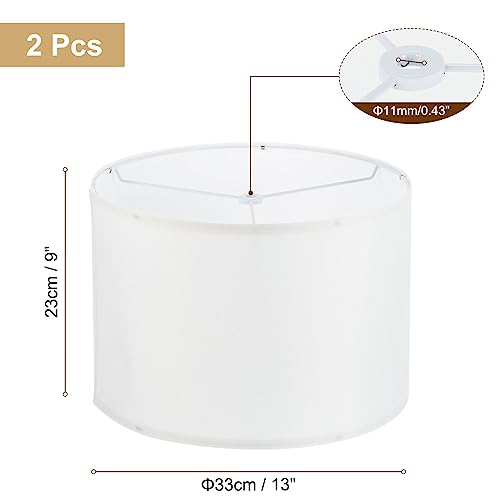 Drum Lamp Shades Set of 2 (White)