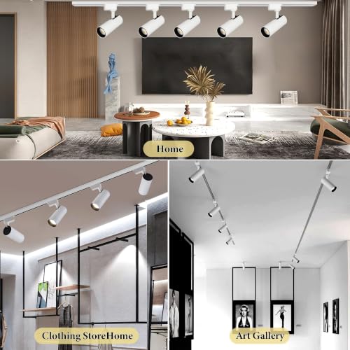 Ultra Bright H Type White Track Lighting Kit with 26.2 FT Track Rails