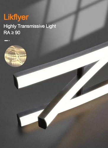 Dimmable Pendant Light for Kitchen Island Lighting (Black / 47.24")