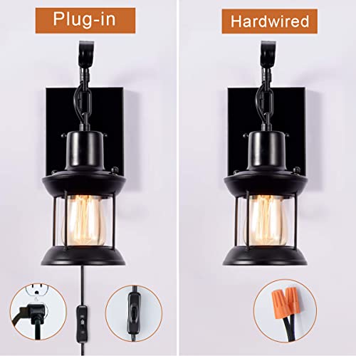Vintage Wall Lamp (Black)