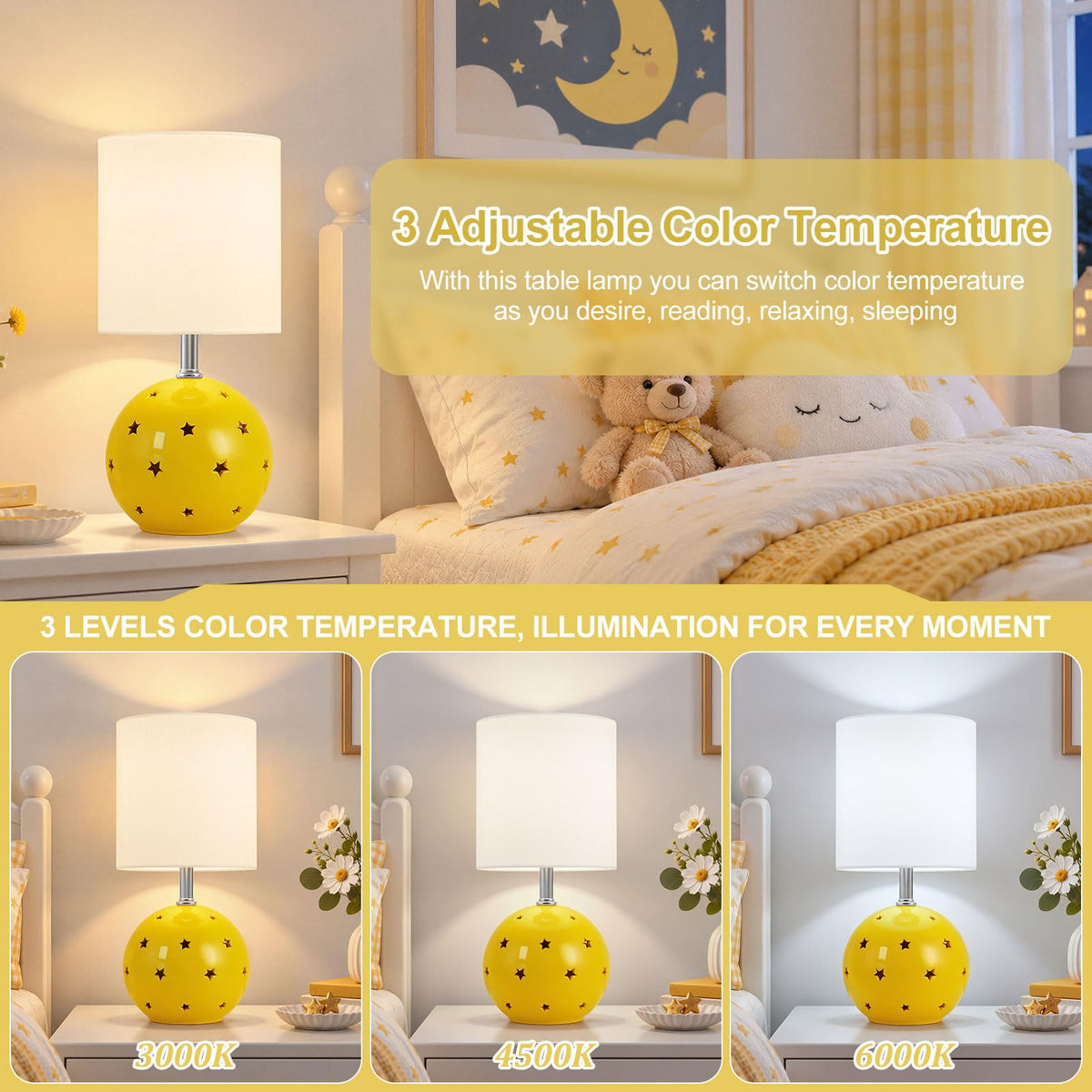 Small Table Lamp (Yellow)