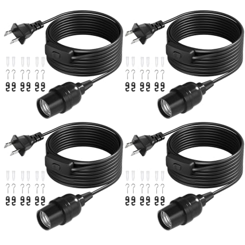 Pendant Light Cord (20ft - Black)
