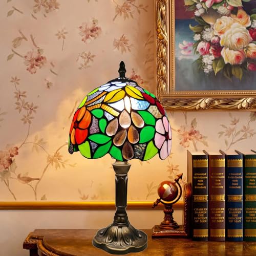 Tiffany Table Lamp (8Inch Grape Flowers)