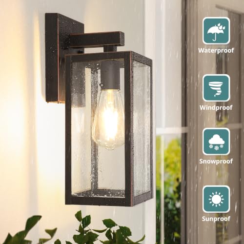 Outdoor Wall Light Fixture (Oil-Rubbed Bronze / X-Large)