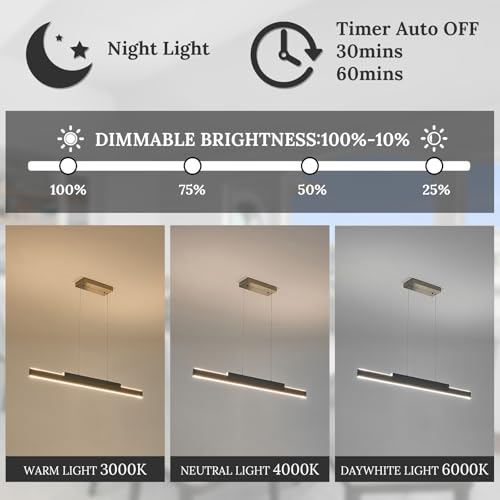 Modern LED Linear Pendant Light