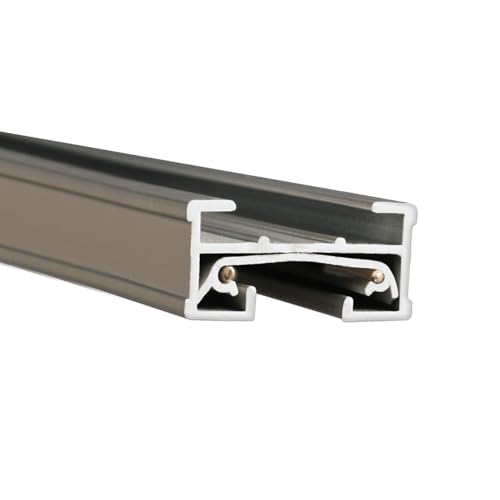 J Track 6FT Single Circuit Field Cuttable 120V Track for J Style 2 (Brushed Nickel / 6 Feet / J-Series)