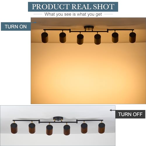 Modern 6 Light Ceiling Track Lighting (6-Light)