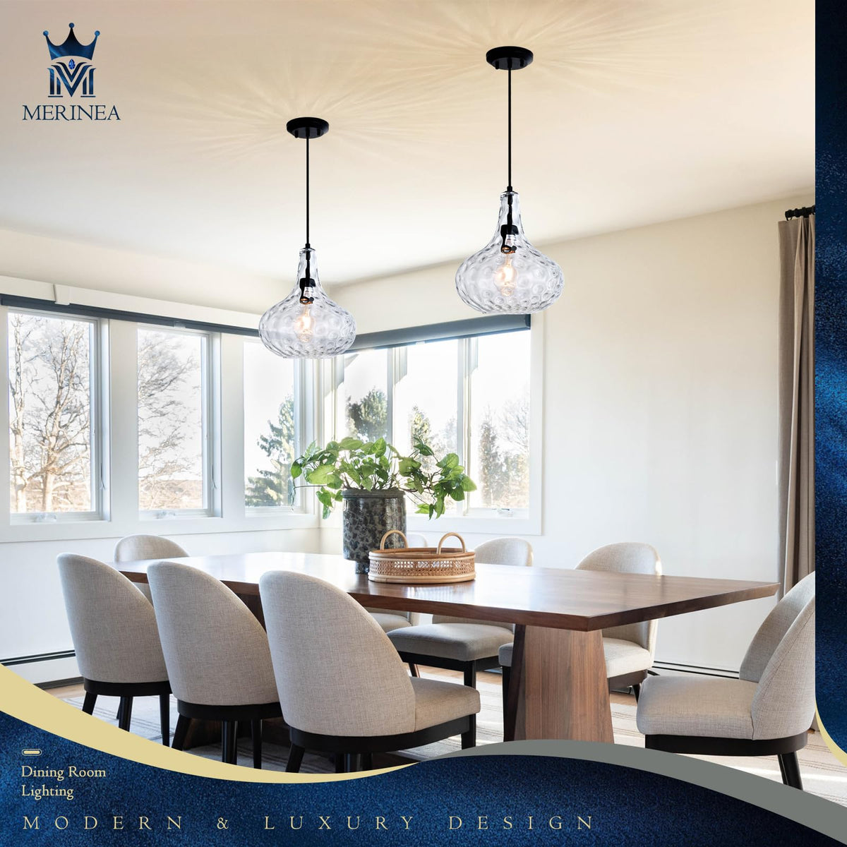 11" Black Hammered Glass Pendant Light (Black)