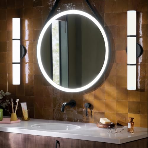 Cosabella 2 Light Bathroom Vanity Light (24 inch / Black)
