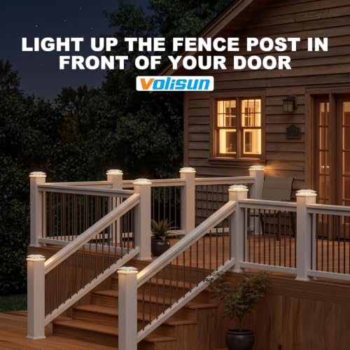 Solar Post Cap Light Outdoor Waterproof