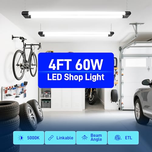 4FT 60W LED Shop Light (Black / 60w)