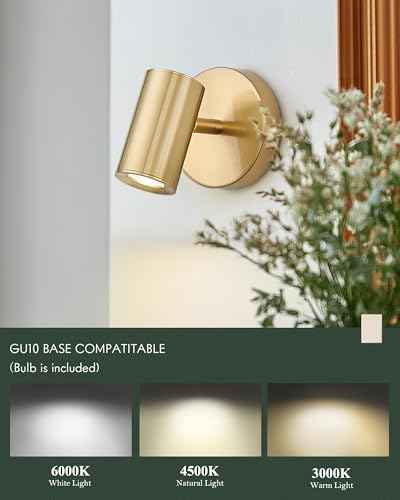 1 Light Wall Sconce (Brass Gold 1 / 1 Light)