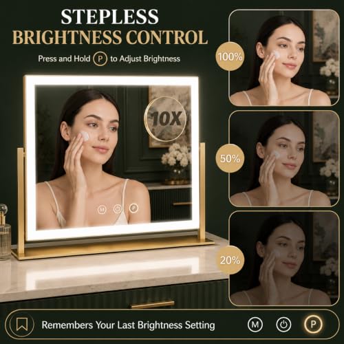Large Makeup Vanity Mirror with Lights