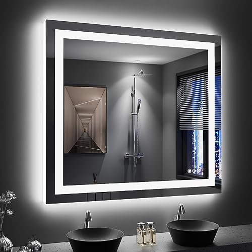 40"X36" LED Bathroom Mirror with Lights (Led / 40"L x 36"W)