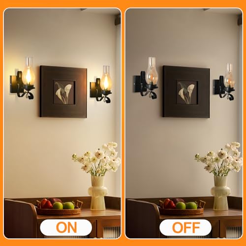 Rustic Wall Sconces (4 Pack)