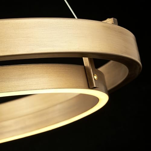 LED Ring Chandelier Dimmable Round Chandelier Circular