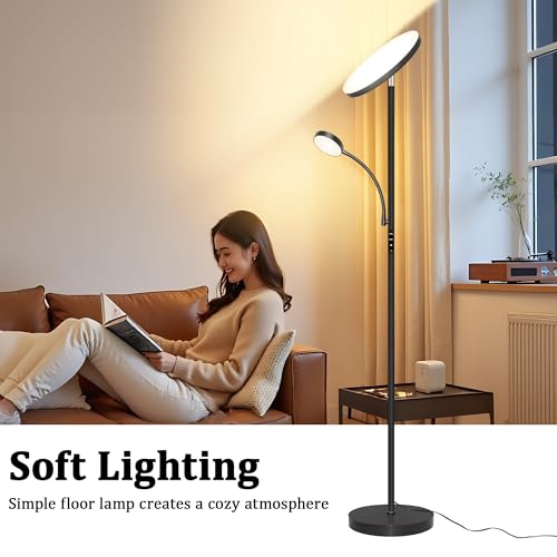 Floor Lamp 42W (Black)
