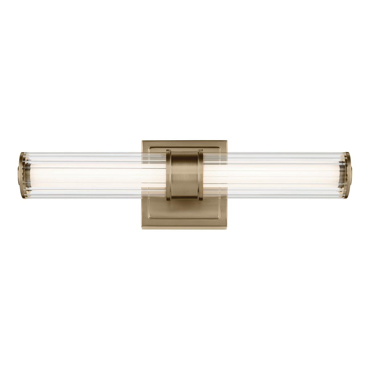 Laurene LED Bath Bar Light (Fluted Glass / 18.5 inch / Champagne Bronze)