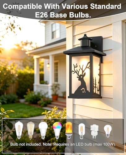 Rustic Porch Light (2Pack / No Motion Sensor)