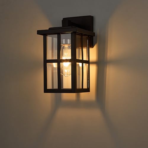 11" Bronze Farmhouse Outdoor Wall Light Fixture 1 Pack (Bronze / 1 Pack H11")