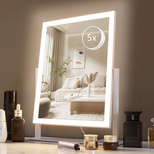 Lighted Makeup Mirror (17.3"L x 13"W)