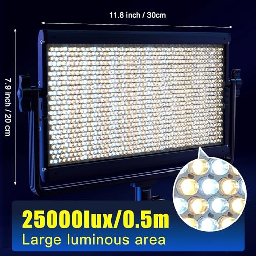GVM 1300D RGB Video Light Kit with Softbox & Stands (SET2)